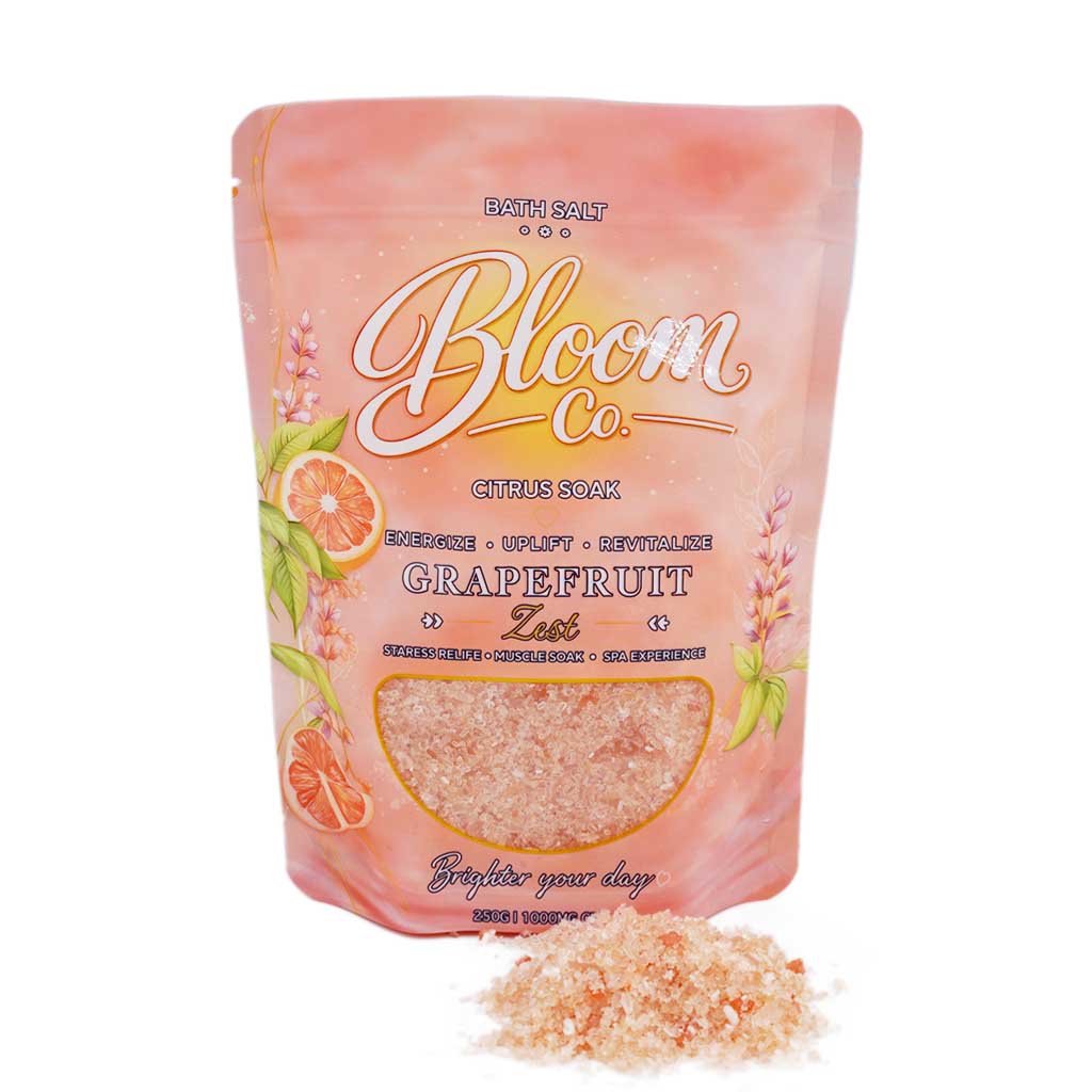 Bloom Co. - Grapefruit Bath Salts - 1000MG