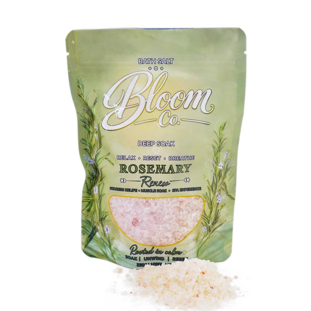 Bloom Co. - Rosemary Bath Salts - 1000MG