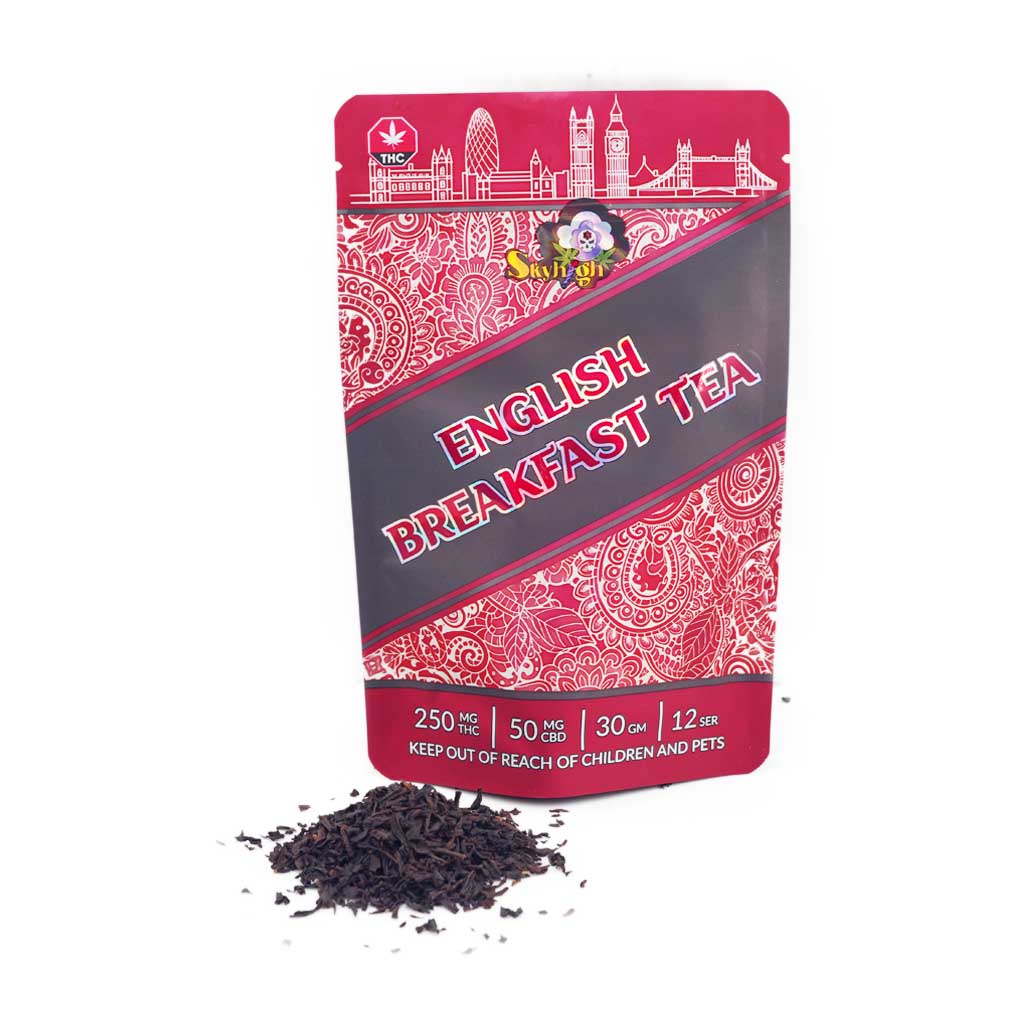 aBuy Sky High Tea - English Breakfast Tea - 250mg THC + 50mg CBD at Elite Cannabis Online Shop