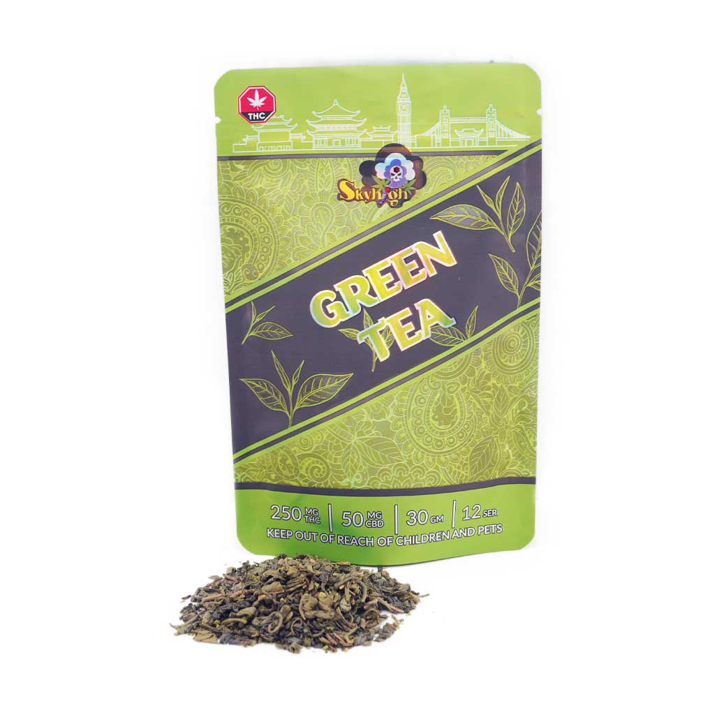 Buy Sky High Tea - Green Tea - 250mg THC + 50mg CBD at Elite Cannabis Online Shop